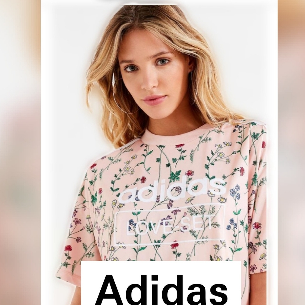 Adidas Floral top T-Shirt Dress